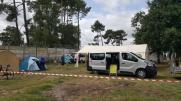 Arrivée au camping