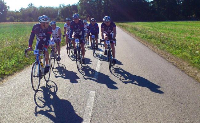 Nos cyclos sous le soleil du matin